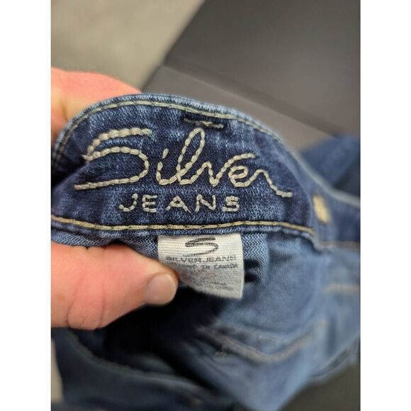 Silver Jeans Suki Capri High Rise Bootcut Jeans Women's 18 - Picture 4 of 11